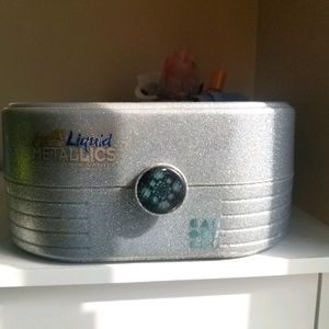 Vintage Caboodles Organizer Liquid Metallics